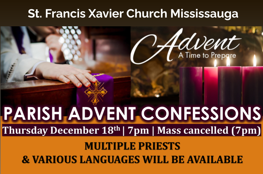 SFX Parish Advent Confessions 2025