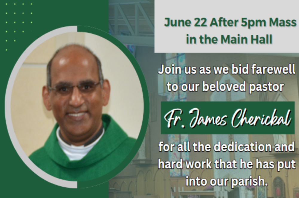 SFX Farewell to Fr. James June 22