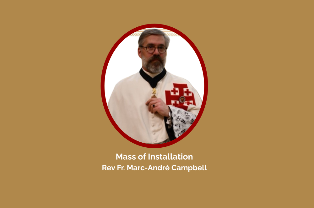 SFX Mass of Installation Rev Fr. Marc-Andrè Campbell Short Version slide show